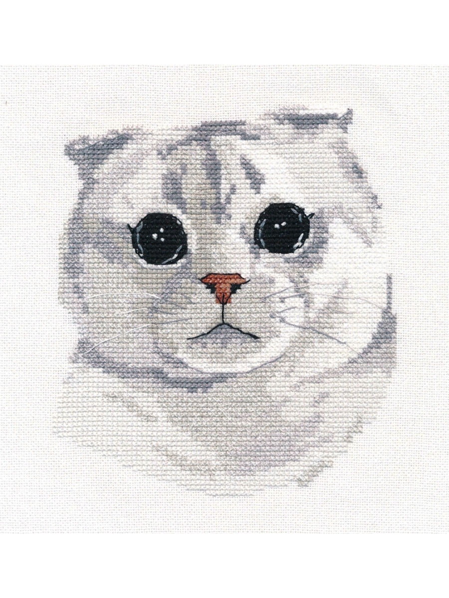 Набор для вышивания «Овен» 1323" Шотландская вислоухая",13*14 см.