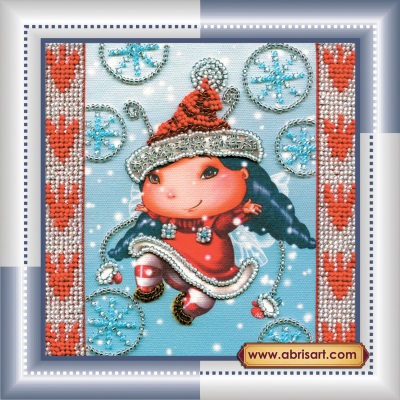 Набор АБРИС АРТ АМ-017 Рождественский эльф 15 x15 см