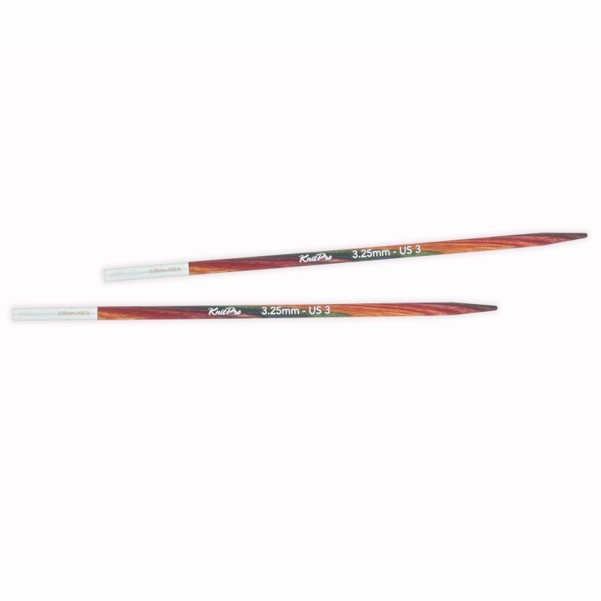 Спицы деревянные съемные для тросика 35-126 см Symfonie2 KnitPro, 3.25 мм 55301