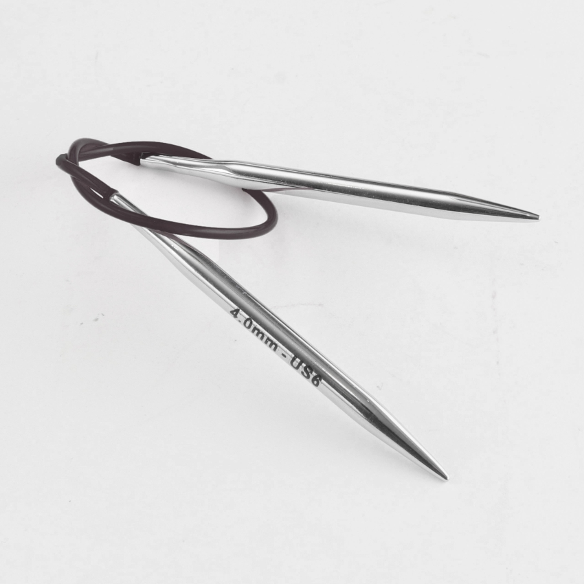 Спицы круговые латунные Nova Metal KnitPro, 25 см, 4.00 мм 10979