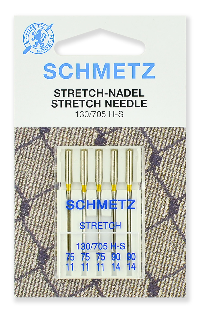 Иглы стрейч 130/705H-S № 75(3), 90(2) 5 шт. Schmetz 0701470 Иглы стрейч 130/705H-S № 75(3), 90(2) 5 шт. Schmetz 0701470