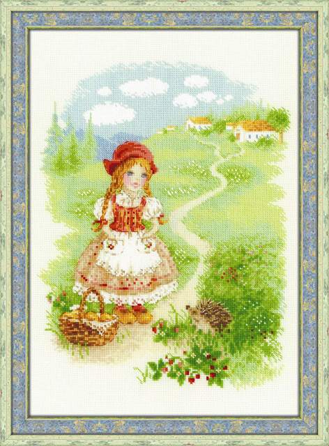 Набор для вышивания «РИОЛИС» 1736 Красная шапочка 21*30 см