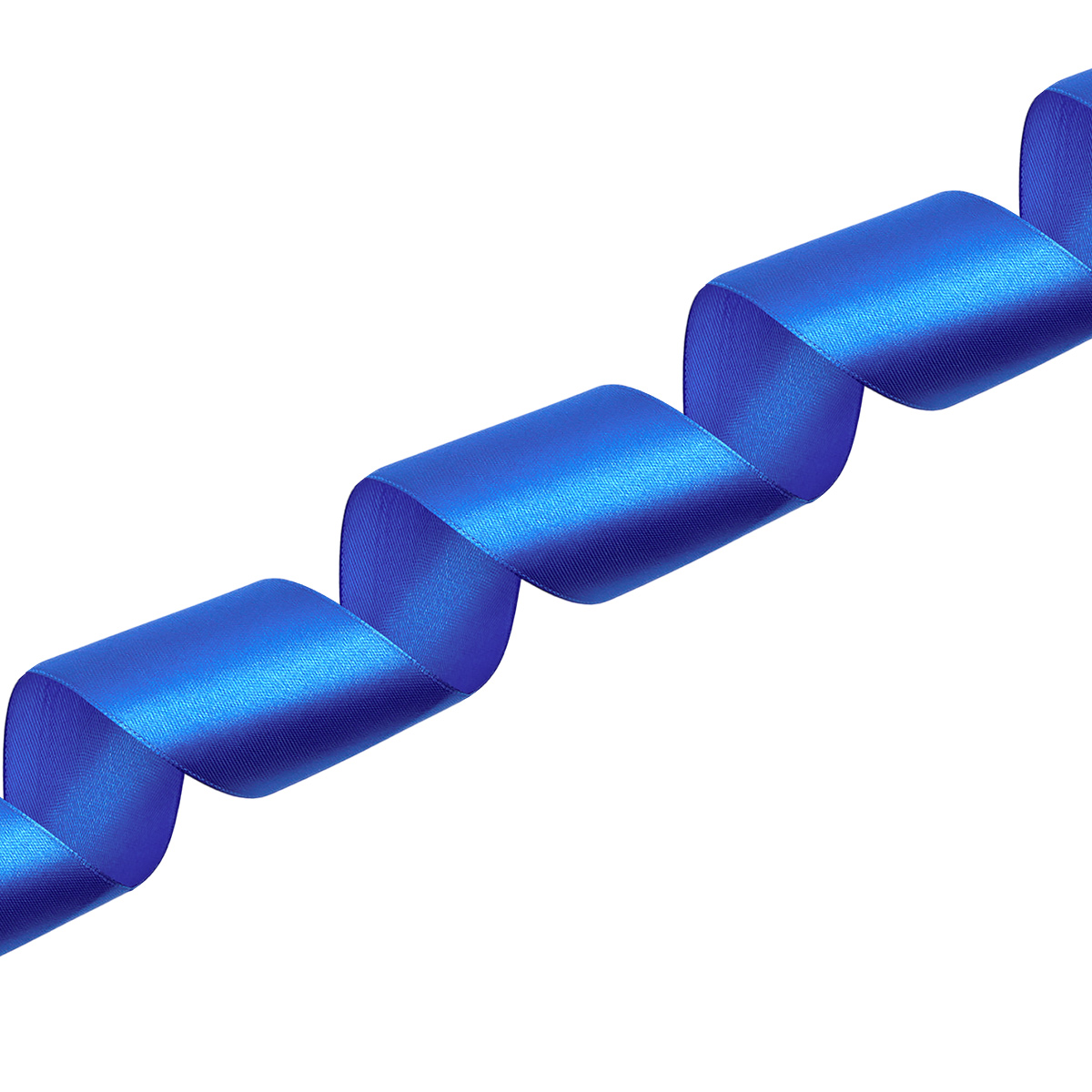 Лента атласная 5,0 см х 22,86 м цв.154 ярко-голубой 
