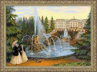 Набор для вышивания «Сотвори Сама» 1133 Петергоф40х30 см