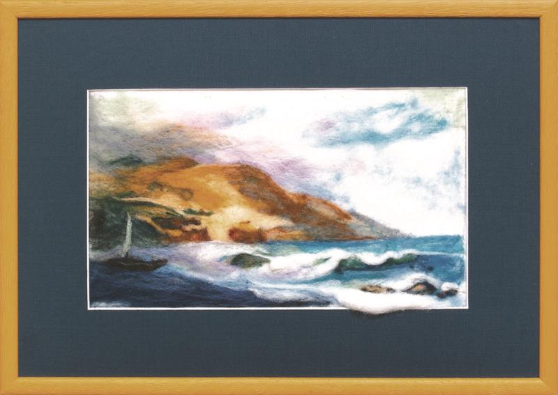 Набор для валяния "Морской пейзаж"15.5 x 26 см
