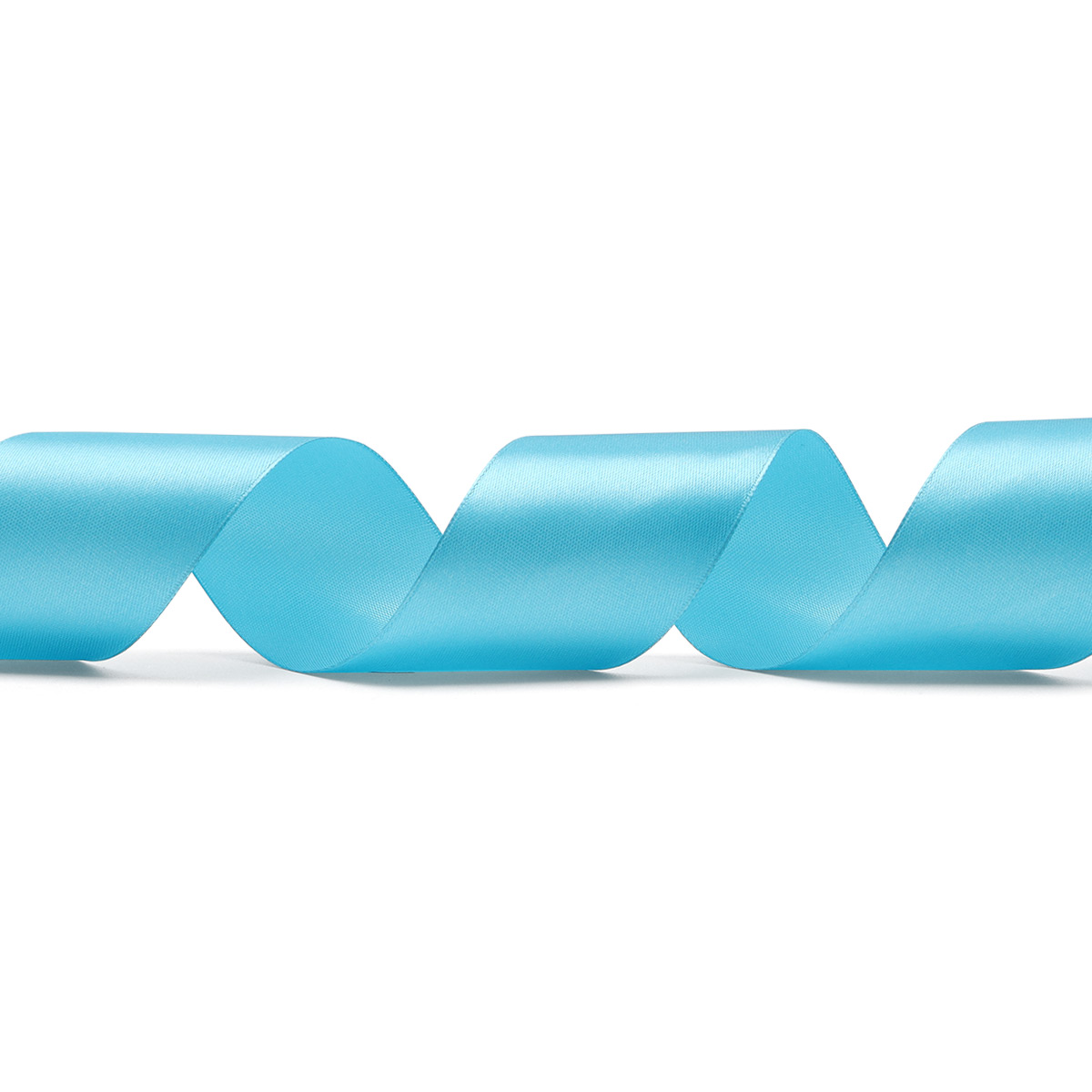 Лента атласная 5,0 см х 22,86 м цв.136 ярко-голубой 