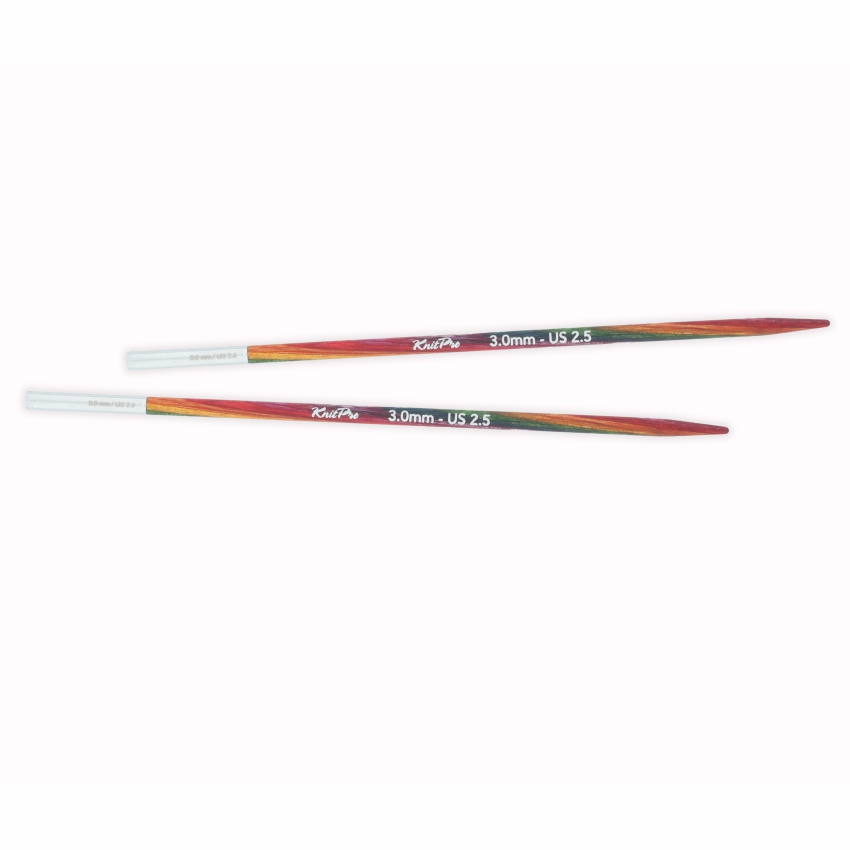 Спицы деревянные съемные для тросика 35-126 см Symfonie2 KnitPro, 3.00 мм 55300