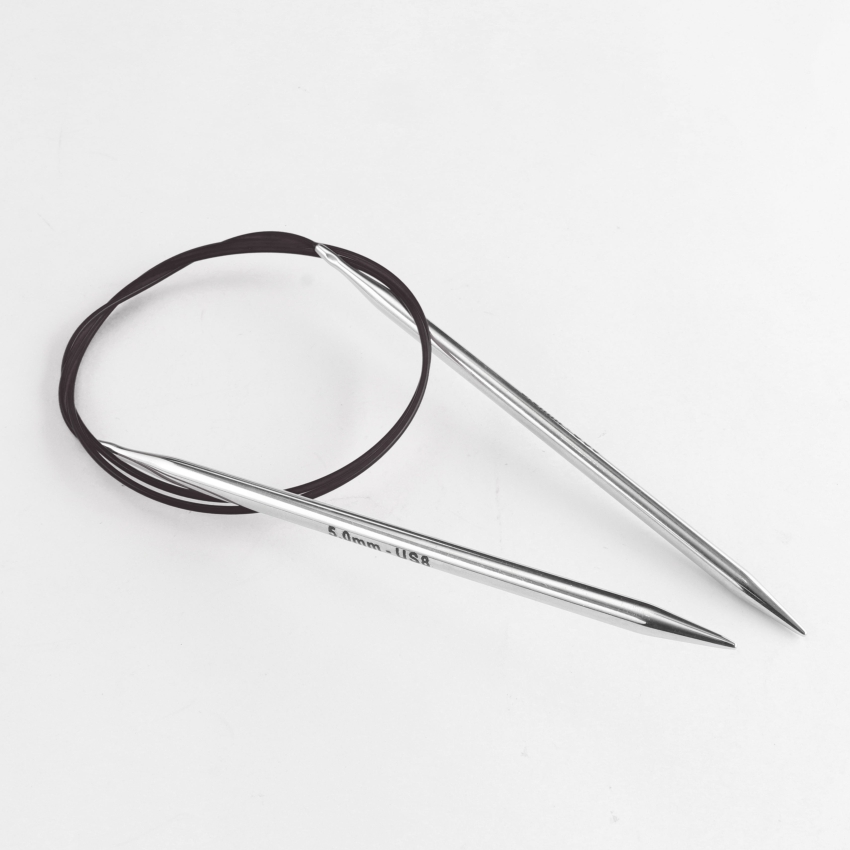 Спицы круговые латунные Nova KnitPro, 60 см, 5.00 мм 11324