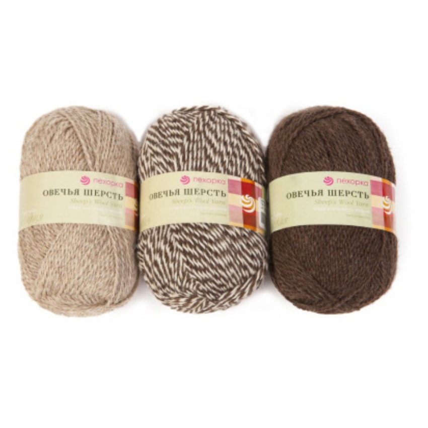 Овечья шерсть, пряжа для ручного вязания