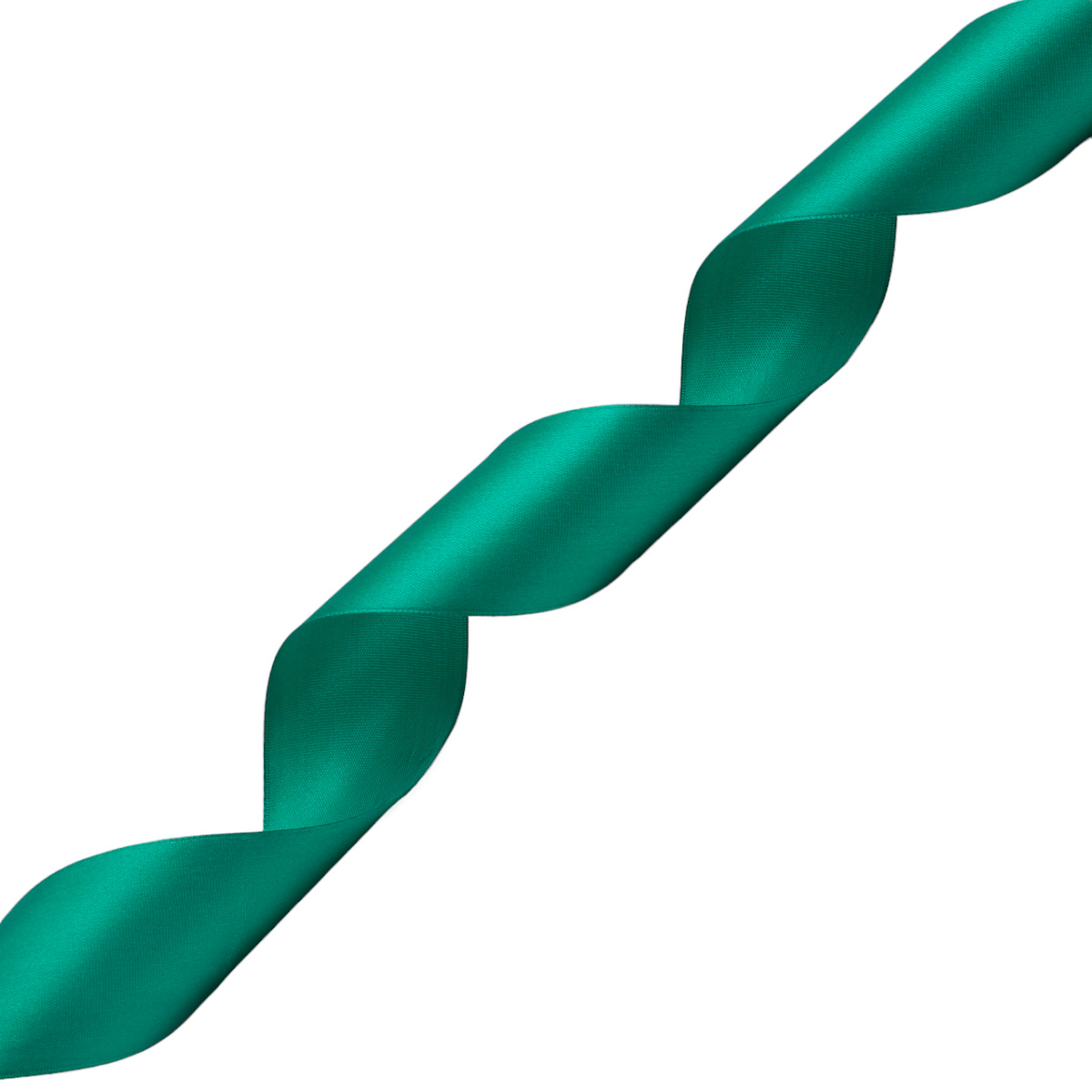 Лента атласная 5,0 см х 22,86 м цв.093 темно-изумрудный  