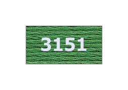 мулине "Gamma"  х/б 24 x 8 м 3151, зеленый