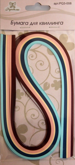 Бумага  для квиллинга "Рукоделие" 100 полос/упак. 3мм ширина PQ3-008