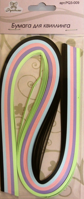 Бумага  для квиллинга "Рукоделие" 100 полос/упак. 3мм ширина PQ3-009