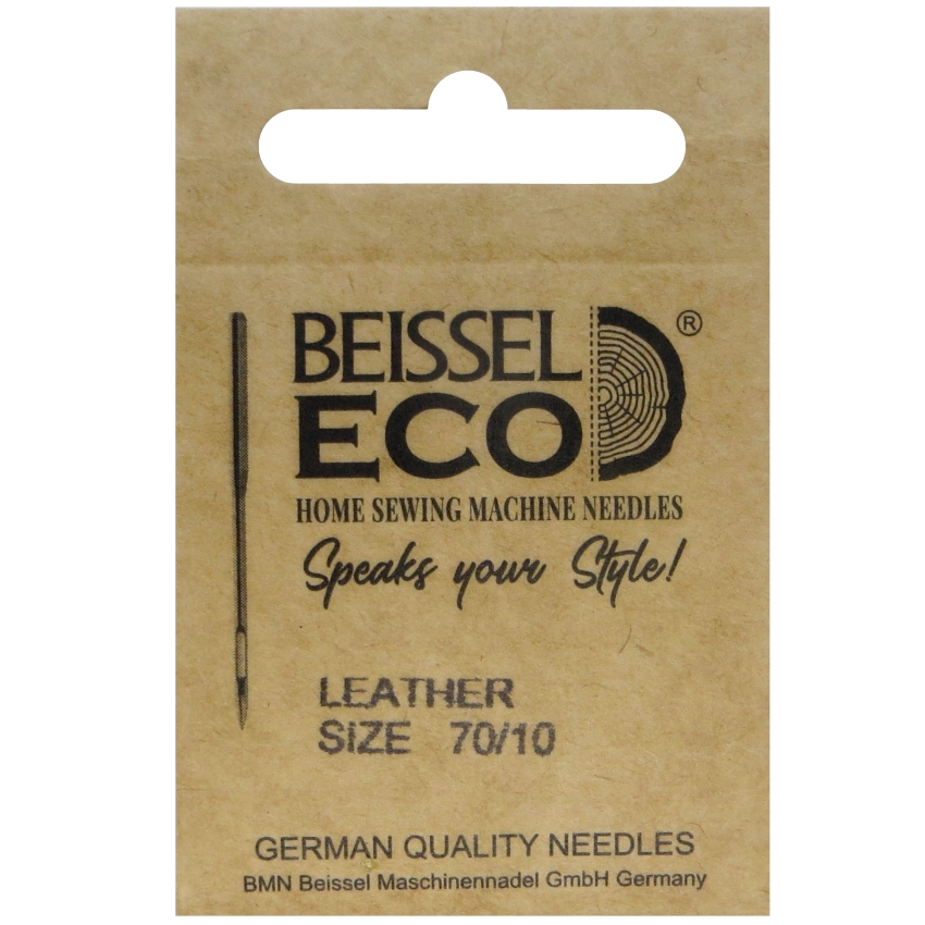 Иглы д/бытовых швейных машин для кожи (Leather),5 шт, № 70, 130-705 H-LL/крафт, BEISSEL Иглы д/бытовых швейных машин для кожи (Leather),5 шт, № 70, 130-705 H-LL/крафт, BEISSEL