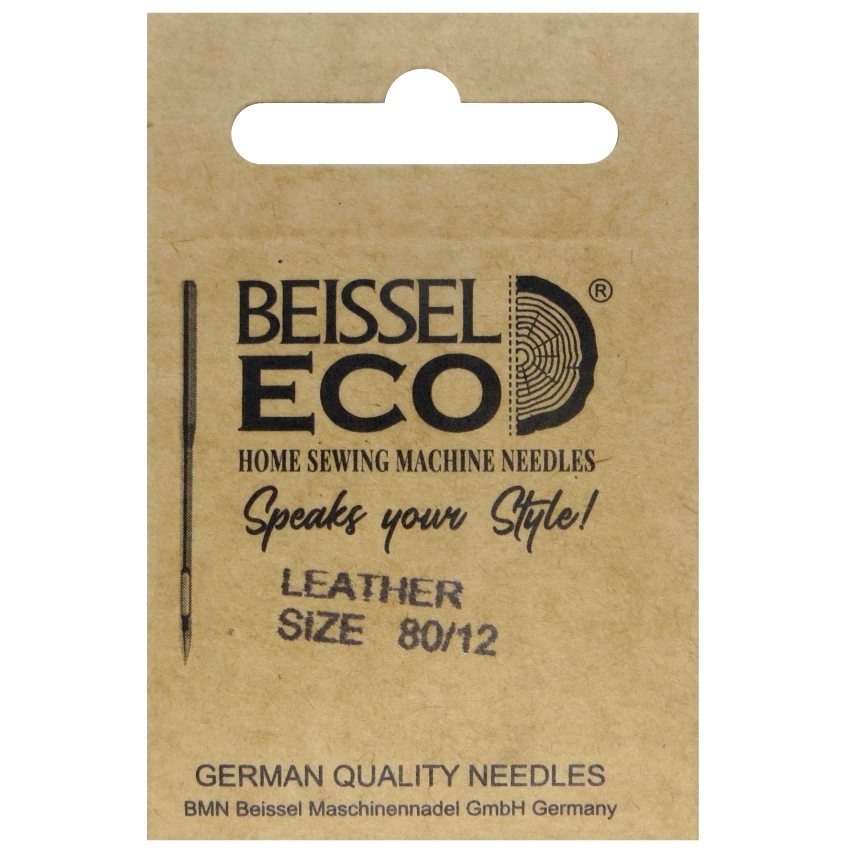 Иглы д/бытовых швейных машин для кожи (Leather),5 шт, № 80, 130-705 H-LL/крафт, BEISSEL Иглы д/бытовых швейных машин для кожи (Leather),5 шт, № 80, 130-705 H-LL/крафт, BEISSEL