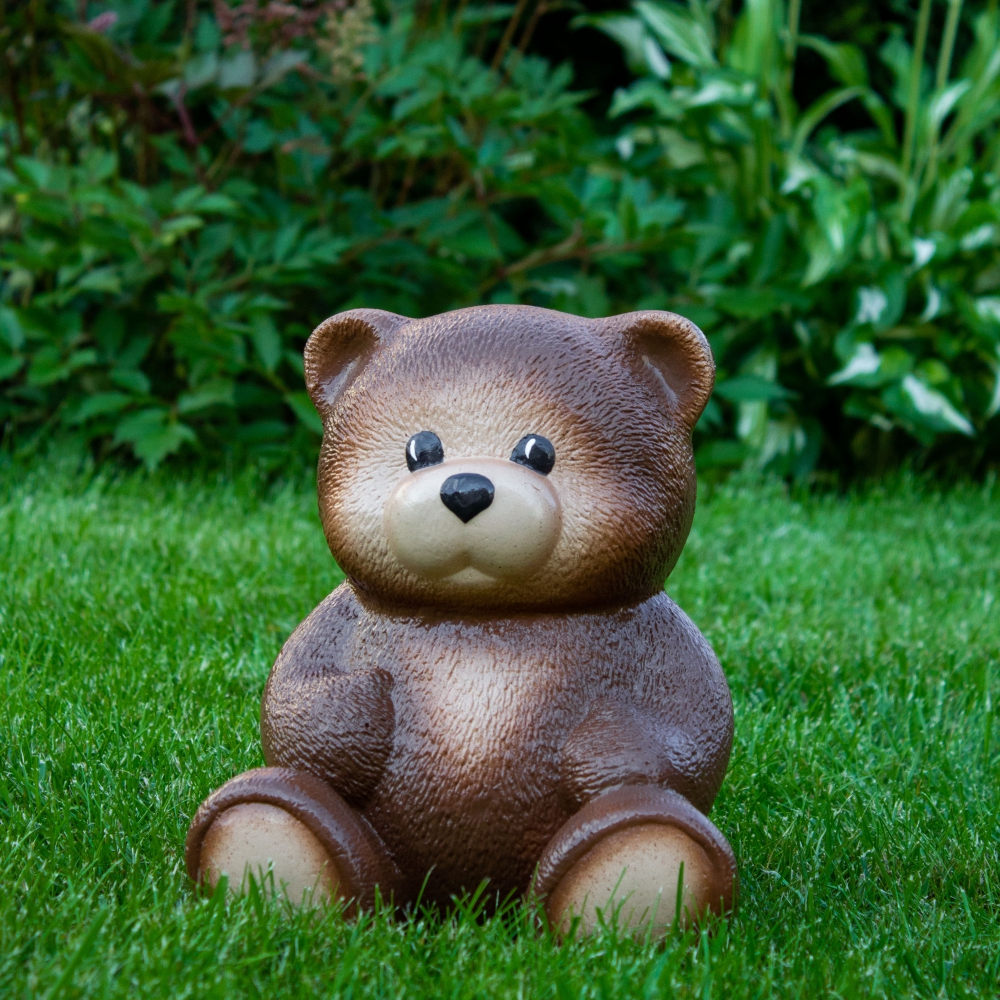 Декоративное изделие из пенопласта МЕДВЕЖОНОК коричневый h=24см