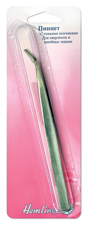 Пинцет "Hemline" 141 с тонкими кончиками, 15 см