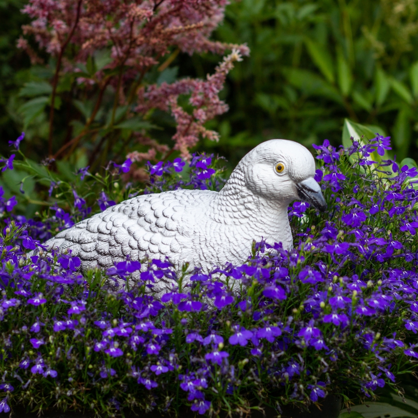 Декоративное изделие из пенопласта ГОЛУБЬ белый дл. 37.5 см
