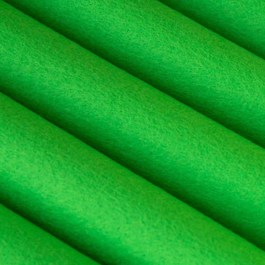 Набор декоративного фетра, 1,00 мм; 22 см х 30 см (5 листов, яркий лайм)