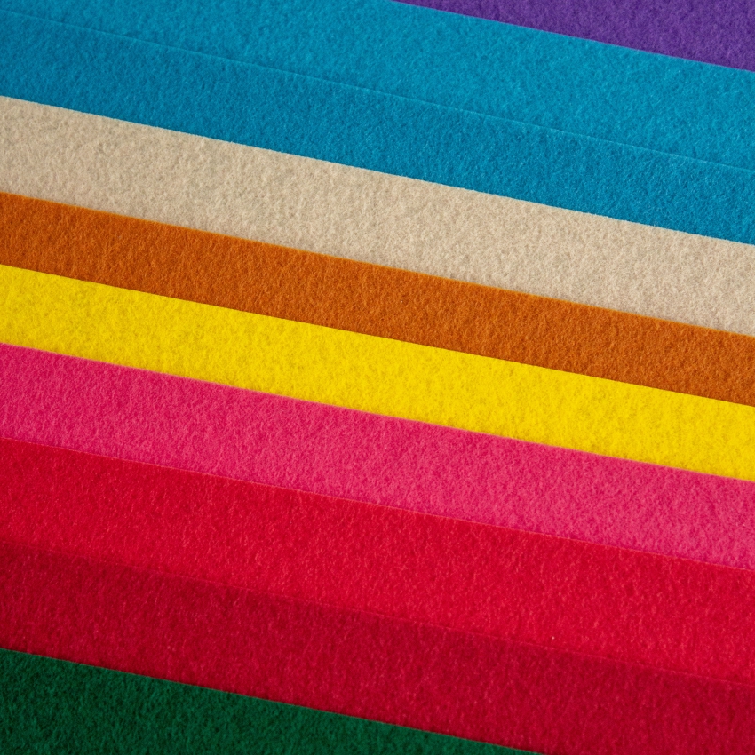 Набор декоративного  фетра FSR1.2 (N10)-05 1,2мм; 22см х 30см (10 листов, 10 цветов)