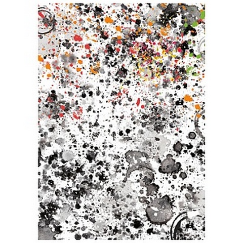 Бумага рисовая мини-формат Stamperia DFSA4221 "Акварельные брызги", 21 х 29,7 см (А4), 28 г/м2