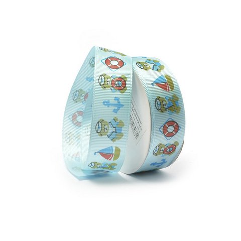 Лента репсовая с рисунком, шир. 25 мм, дл. 9,14 м, TBY.ЛРР.TX-15.3.3