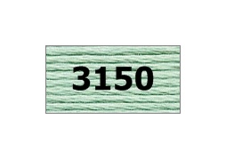 мулине "Gamma"  х/б 24 x 8 м 3150, бл.салатовый