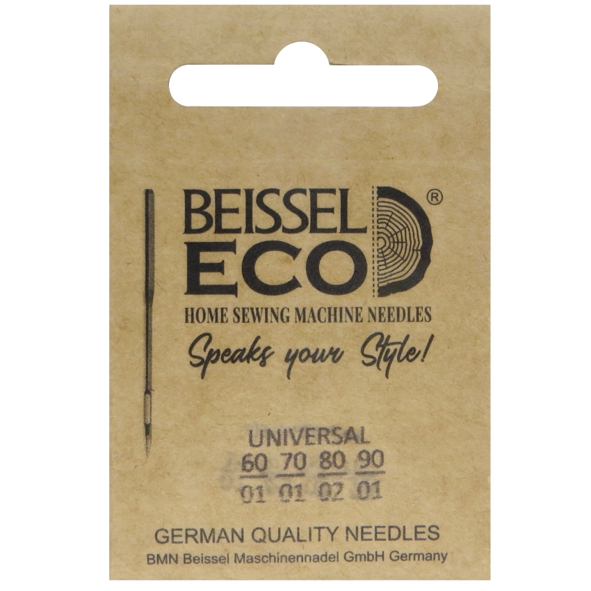 Иглы д/быт. швейных машин Универсальные, 5 шт разн. размеров,130-705 H/крафт, BEISSEL Иглы д/быт. швейных машин Универсальные, 5 шт разн. размеров,130-705 H/крафт, BEISSEL