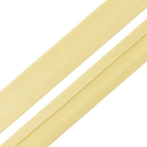 Косая бейка 15 мм/132 м 0000-1500, цв.6008 крем брюле