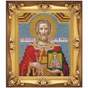Набор для вышивания бисером икона "Дмитрий"