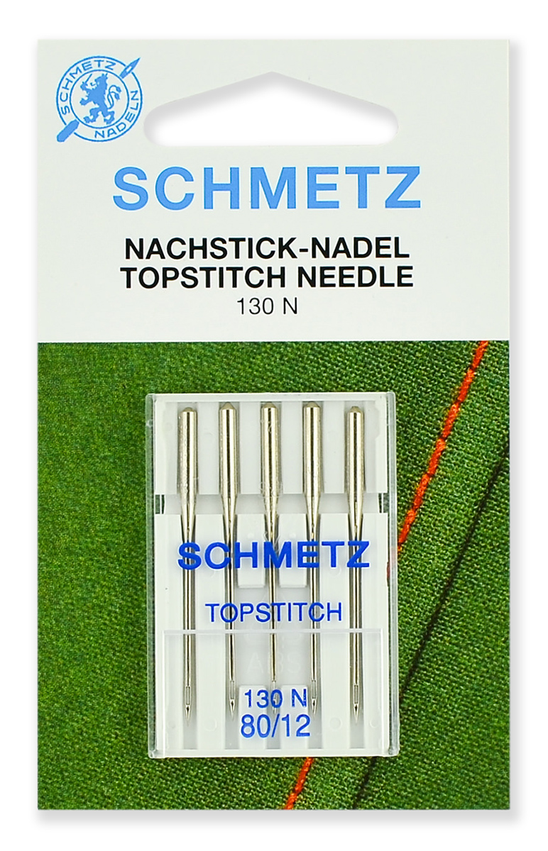Иглы Топ Стич 130 N NM 80/12, 5 шт Schmetz 0702192 Иглы Топ Стич 130 N NM 80/12, 5 шт Schmetz 0702192