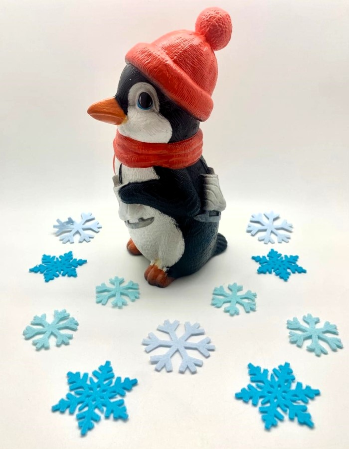 Декоративное изделие из пенопласта ПИНГВИН  20 см