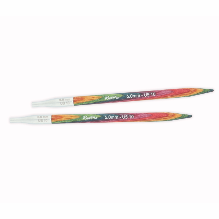 Спицы деревянные съемные для тросика 35-126 см Symfonie2 KnitPro, 6.00 мм 55308