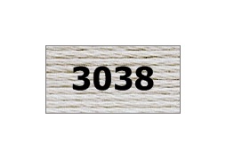 мулине "Gamma"  х/б 24 x 8 м 3038, бл.серый
