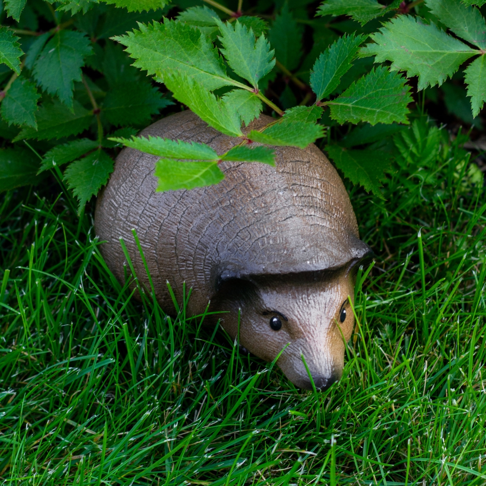 Декоративное изделие из пенопласта ЁЖИК  МАЛЫЙ коричневый 17 см