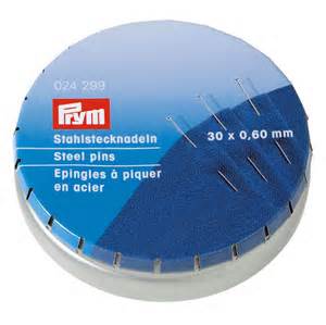 Булавки закаленная сталь, серебристый цвет 0,60х30 мм. 024299 PRYM