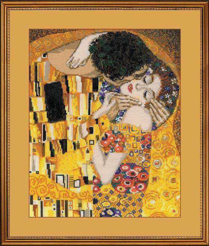 Набор для вышивания «Сотвори Сама» 1170 Поцелуй,30*35 см