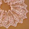 Кружево на жесткой сетке Exclusive арт.TBY 3BS228W1 шир.120мм цв.R1815 розовый  уп.13,71м
