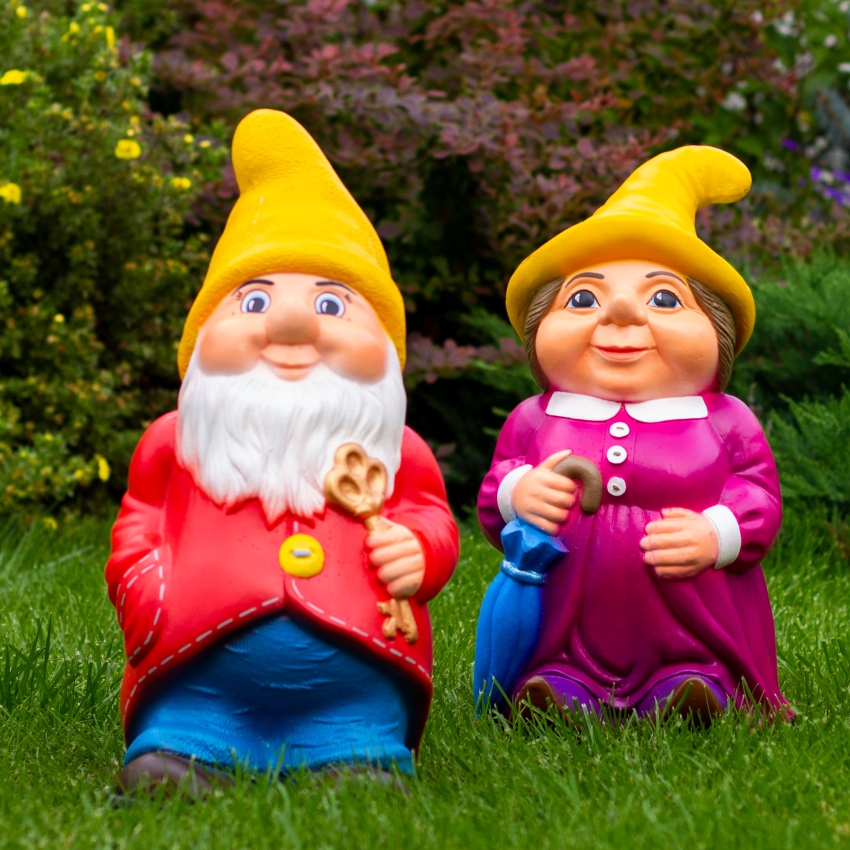 Декоративные изделия из пенопласта Гномы 4