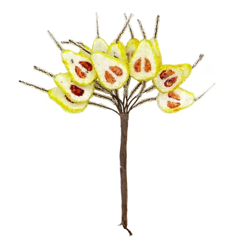 Декоративный букетик "Рукоделие" Грушевые дольки, DKB004