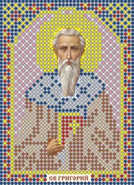 Набор РУССКАЯ СКАЗКА ММН-062  Св. Григорий,  8х11 см