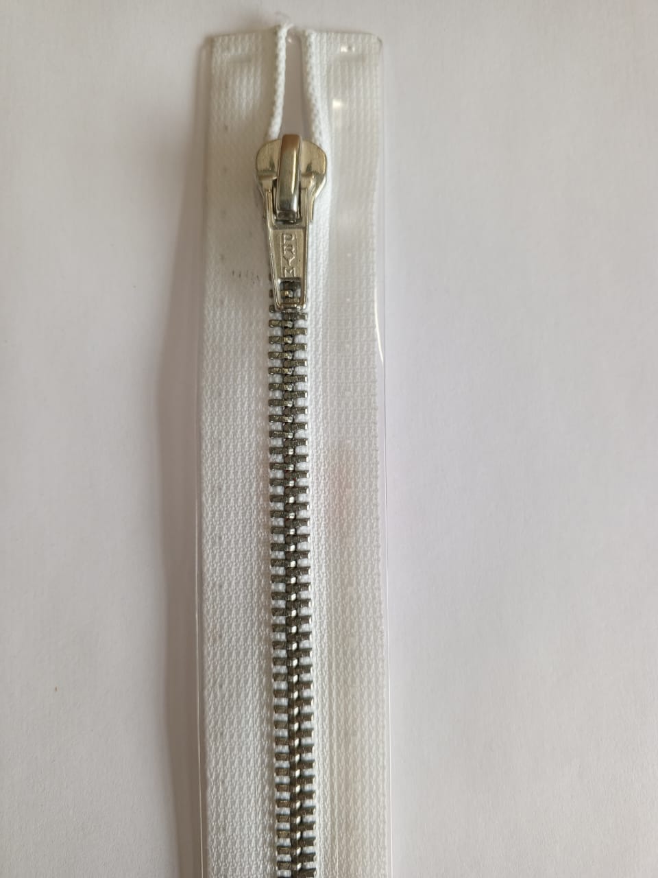 Молнии металлические, разъемные, цепь серебристая, Цвет: 009 40см Молнии металлические, разъемные, цепь серебристая, Цвет: 009 40см