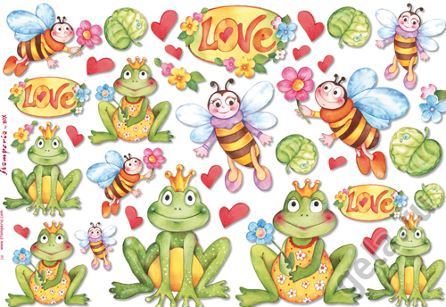 Бумага рисовая для декупажа Stamperia, 1 лист, 48*33 см