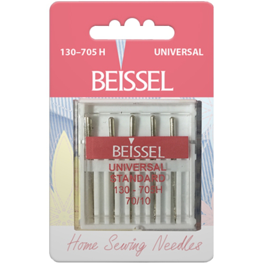 Иглы д/бытовых швейных машин Универсальные (Universal),10 шт, № 70, 130-705 H/блистер, BEISSEL Иглы д/бытовых швейных машин Универсальные (Universal),10 шт, № 70, 130-705 H/блистер, BEISSEL