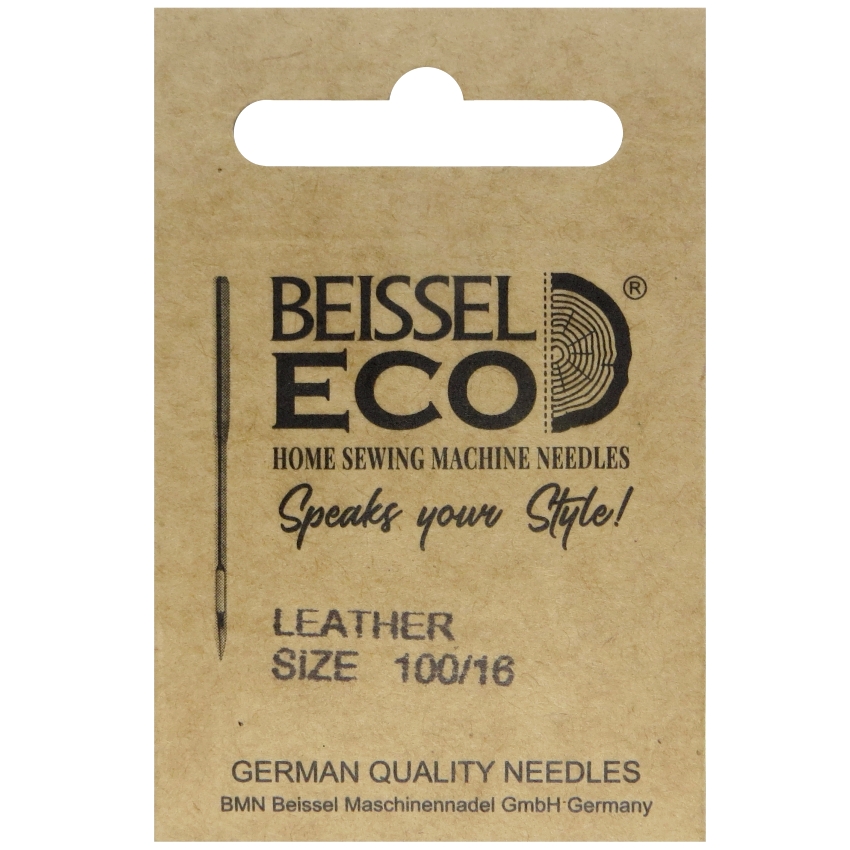 Иглы д/бытовых швейных машин для кожи (Leather),5 шт, № 100, 130-705 H-LL/крафт, BEISSEL Иглы д/бытовых швейных машин для кожи (Leather),5 шт, № 100, 130-705 H-LL/крафт, BEISSEL