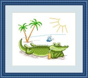 Набор для вышивания «Сделано с любовью» СК-003 Я ляжу на пляжу