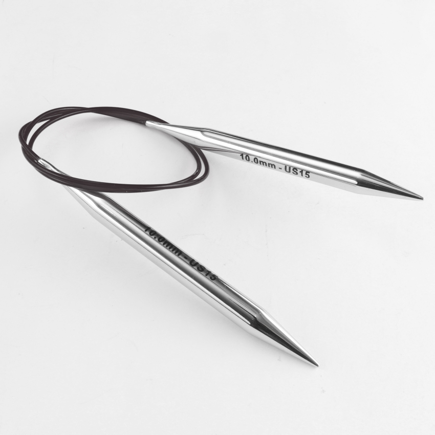 Спицы круговые латунные Nova KnitPro, 50 см,10.00 мм 10398