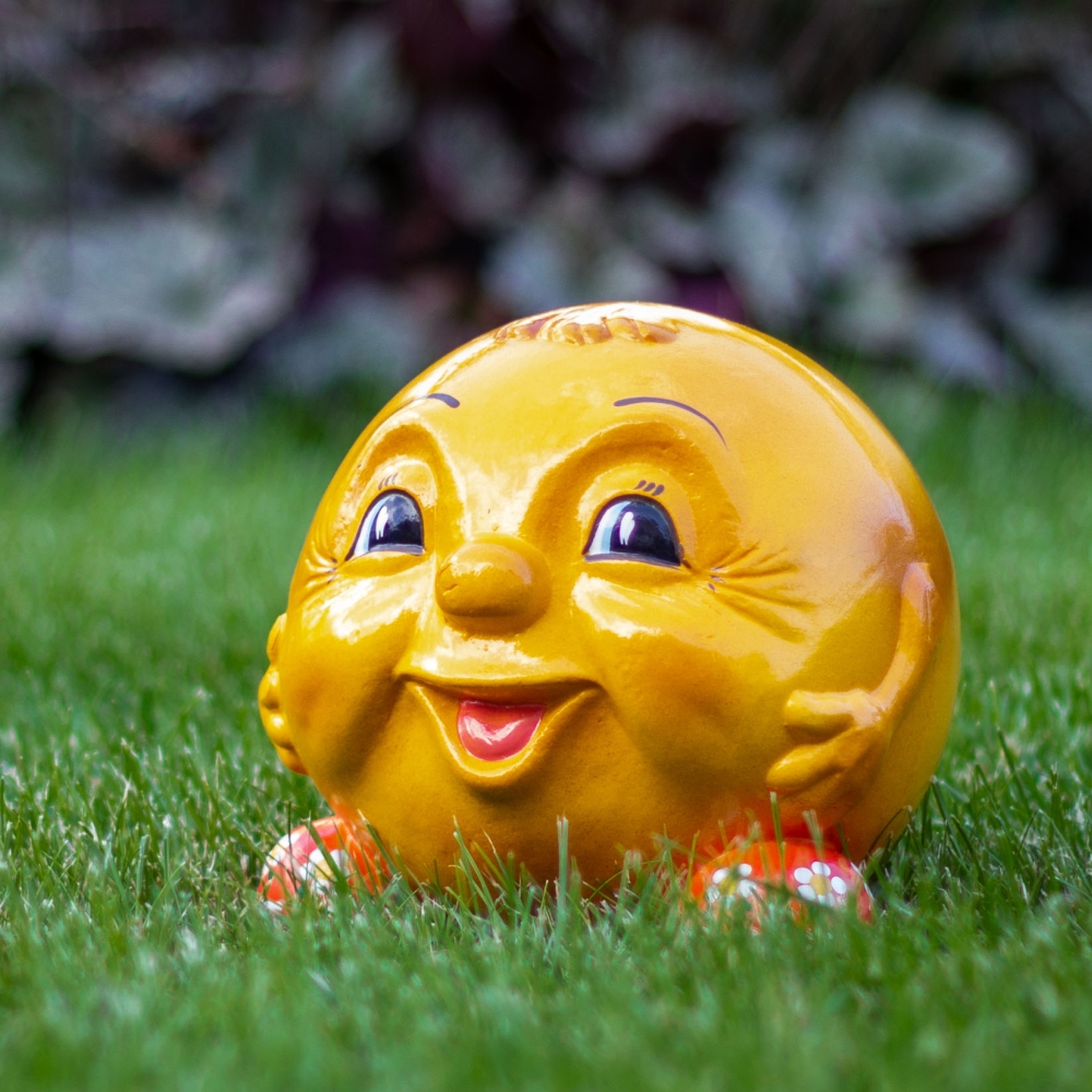 Декоративное изделие из пенопласта КОЛОБОК Высота - 14 см