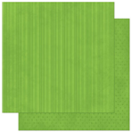 Бумага для скрапбукинга  BoBunny коллекция " Welcome"  размер 31х31см   (12WS445,  Wasabi Stripe)