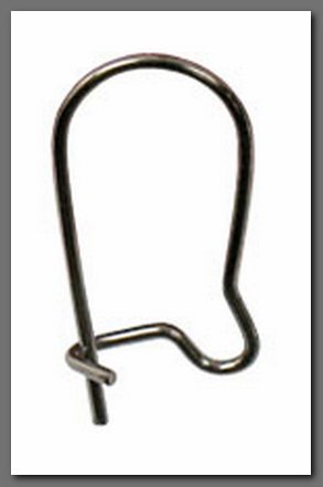 Швензы для бисера "Zlatka" DC-074/10 №3 под черный никель (10 шт.)